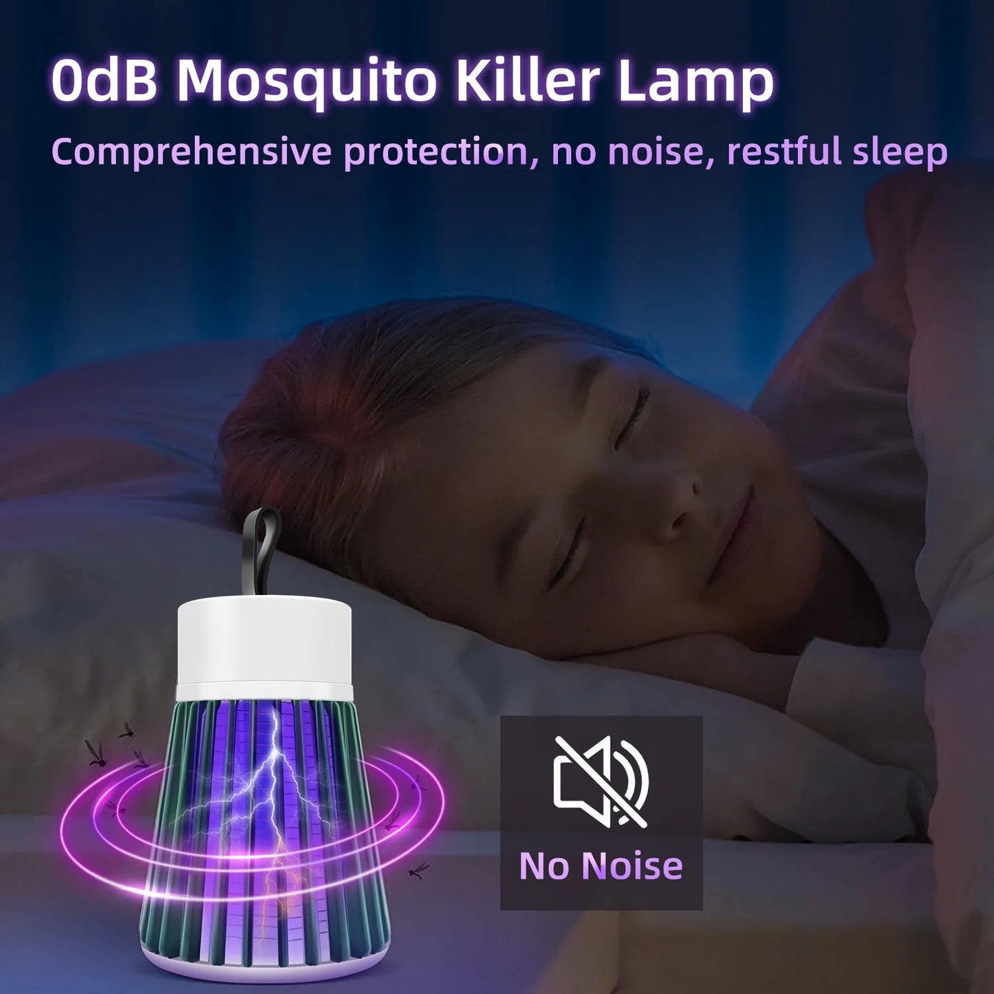 Bug Zapper Indoor Outdoor Electric Insert Killer Fly Mosquito Trap Light, Green